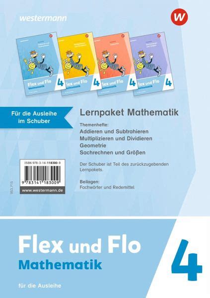 Flex und Flo 4 Themenhefte Paket Für Ausleihe Für Rheinland