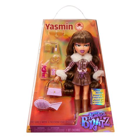 Alwayz Bratz Yasmin Fashion Doll With 10 Accessories