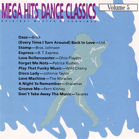 Mega Hits Dance Classics Volume 5 Cd Compilation Discogs