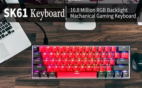 GTSP SK Mechanical Keyboard Custom Hot Swappable Percent Gaming Keyboard With RGB