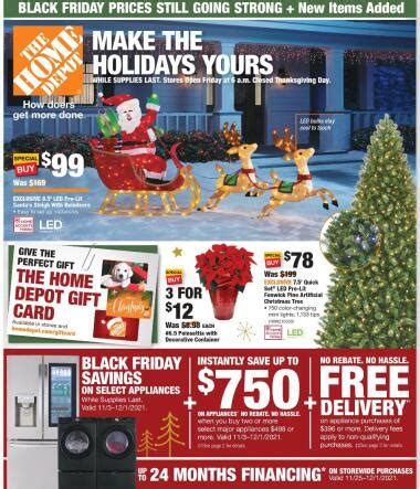 Home Depot Black Friday Ad Deals Sales Blackfriday