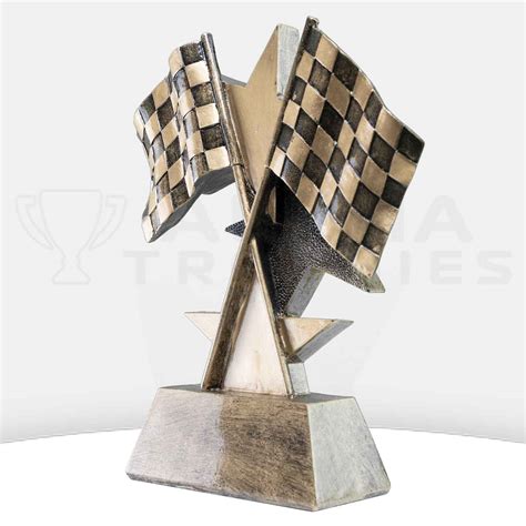 Motorsport Flags Trophy 205mm Alpha Trophies