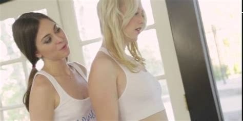 Yoga Turns Into A Hot Lesbian Sex Riley Reid Samantha Rone Tnaflix