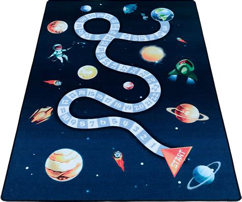 Tapis Enfant De Jeu Gar On Astronaute Rectangulaire Enfant M Canique