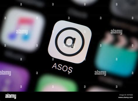 A Close Up Shot Of The Logo Representing The Asos App Icon As Seen On