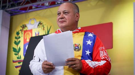 Diosdado Cabello Reitera Que La Fecha De Las Elecciones Las Pone El