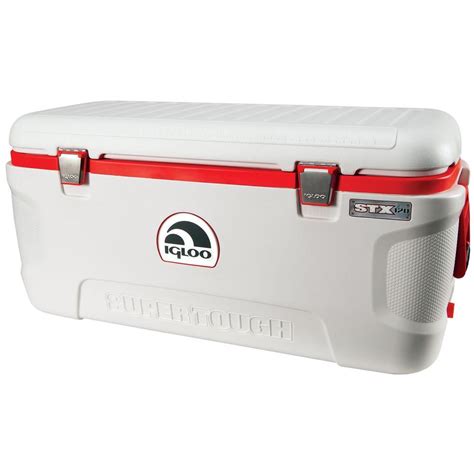 Igloo Super Tough Stx 120 Qt Retractable Handles Cooler 00044807 The