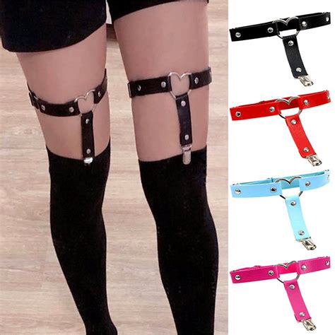 Garter Suspenders Strap Synthetic Leather Stockings Accessories Super