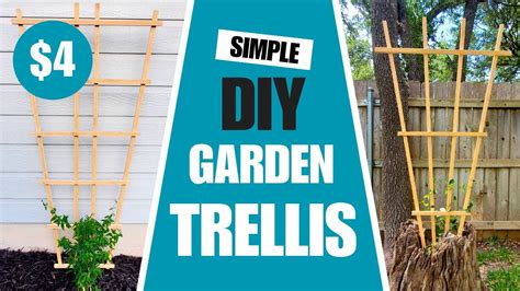 Easy Diy Garden Trellis Two Designs Budget Friendly Tini S Tips