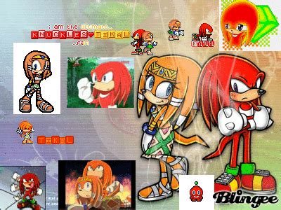 Knuckles and Tikal Picture #125961697 | Blingee.com