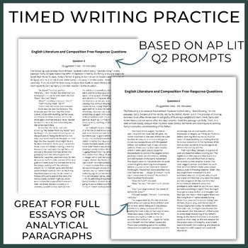 Barn Burning Faulkner Q Essay Prompts Ap Lit Prose Passage Analysis