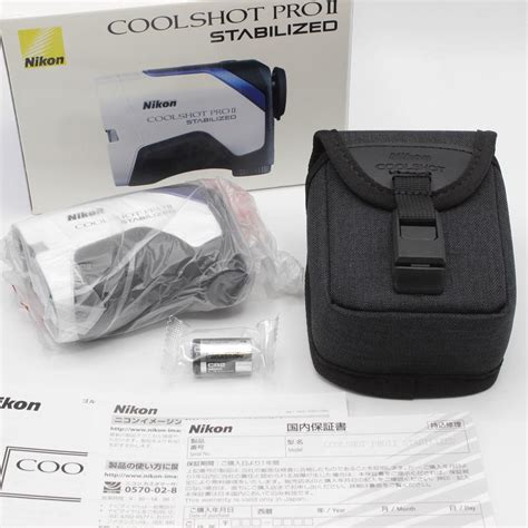 新品Nikon COOLSHOT PROII STABILIZED ゴルフ用レーザー距離計 ニコン クールショット 本体