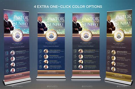 Community Pastor Appreciation Banner Template, Print Templates | GraphicRiver