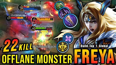 Kills Offlane Monster Freya With Trinity Build Is Deadly Build