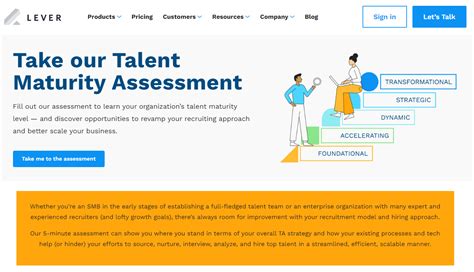 Lever Launches Talent Maturity Model To Help Organizations Understand