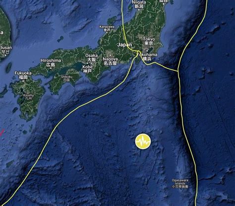 Deep M6 1 Earthquake Hits Bonin Islands Region Japan The Watchers