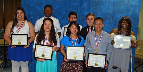 Irving ISD middle school students honored recently