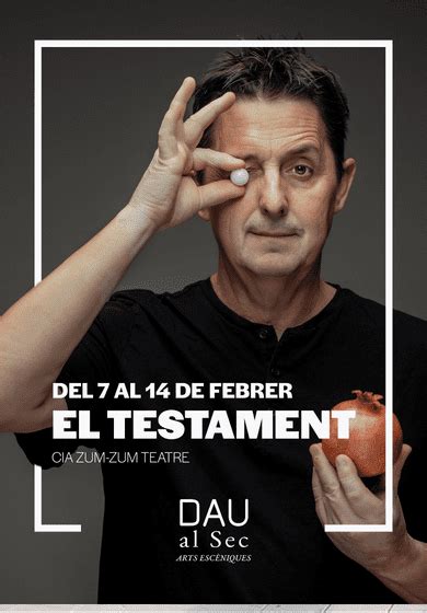 El Testament Recomanaci Teatral Roser Garcia Guasch Teatre Barcelona