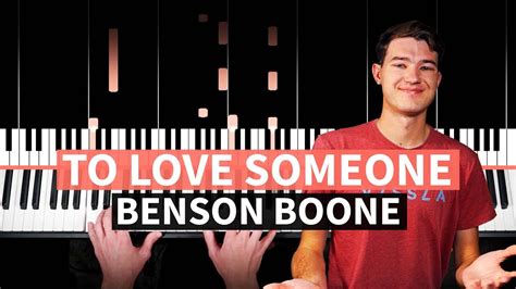 To Love Someone Benson Boone Easy Piano Tutorial Accompaniment