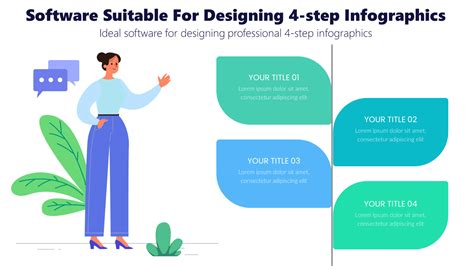 Exclusive Software Suitable For Designing Step Infographics