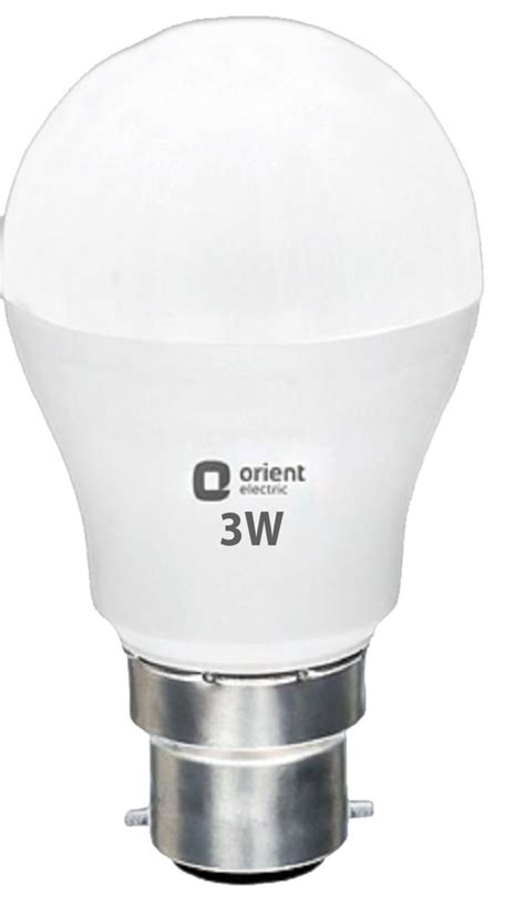 3W Orient Electric LED Bulb E27 Warm White At Rs 60 Piece In Surat