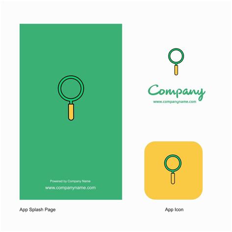 Search Company Logo App Icon and Splash Page Design Creative Business ...