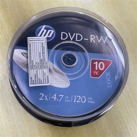 HP DVD RW 4 7GB Blank Disks Pack Of 10 Rs 460 LT Online Store