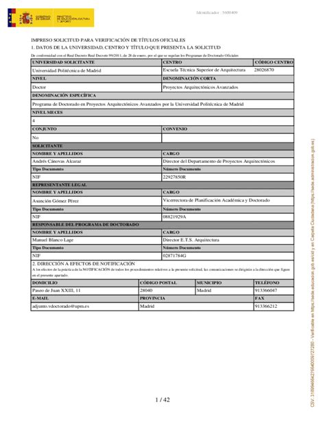 Completable En línea IMPRESO SOLICITUD PARA VERIFICACIN DE DPA