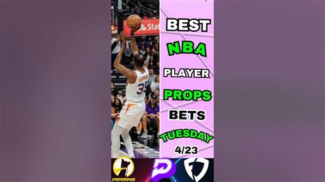 Best Nba Player Prop Bets Today 423 Nba Bets Prizepicks Youtube