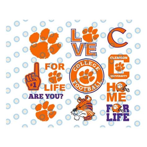 11 Files Clemson Tigers Football svg,sport svg, football svg - Inspire ...