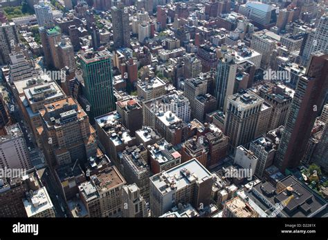 Rooftops Of Manhattan In New York City Stock Photo Alamy