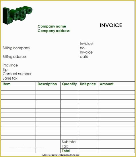 8 Printable Invoice Template Word Printable Invoice Invoice Template Hot Sex Picture