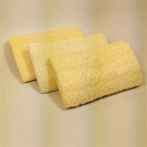 10pcslot Natural Flat Plant Loofah Bath Sponge Spa Flat Loofah Bath