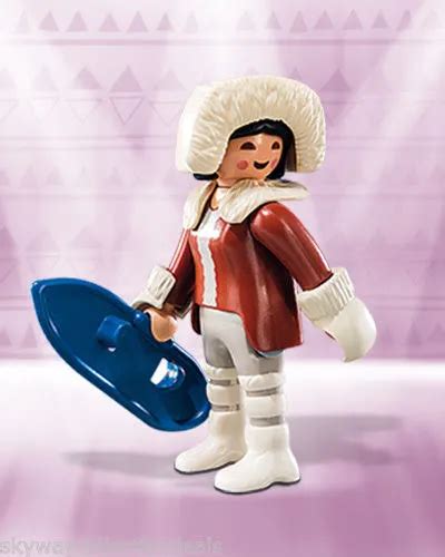 Figurine Femme Playmobil Series Fille Esquimau Neuve Eur