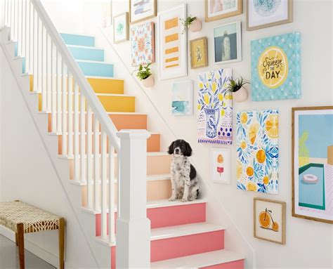 Diy Staircase Wall Decorating Ideas Shelly Lighting