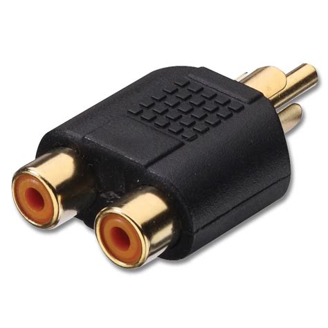 Rca Phono Male To X Rca Phono Female Audio Adapter