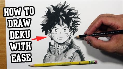 How To Draw DEKU For BEGINNERS Midoriya Izuku Step By Step