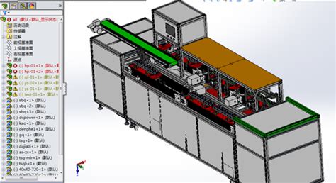 【鸿达】自动化设备 苹果手机充电器自动测试流水线3d模型下载三维模型solidworks模型 制造云 产品模型