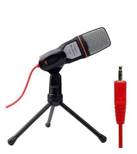 SF 666 Multimedia Studio Wired Condenser Microphone With Tripod Stand