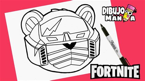 Como Dibujar A Mecha Team Leader De Fortnite FÁcil Easy Draw Mecha Team Leader Youtube