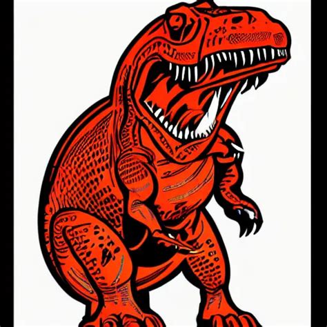 A T Rex By Shepard Fairey Stable Diffusion Openart