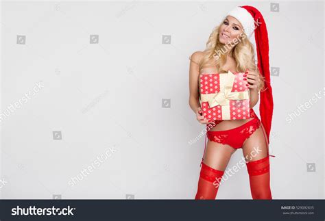 Beautiful Sexy Blonde Female Model Snowflake Stock Photo Shutterstock