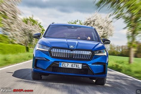 Skoda Enyaq IV Electric SUV Unveiled Page 3 Team BHP