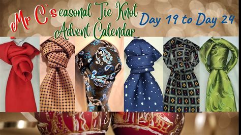 How To Tie A Tie Advent Calendar Days 19 24 Youtube