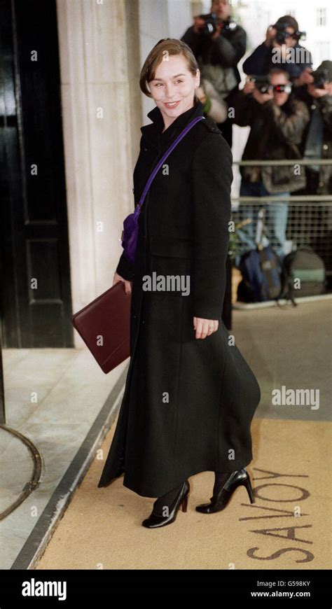 Actress Tara Fitzgerald Arriving For The South Bank Awards High