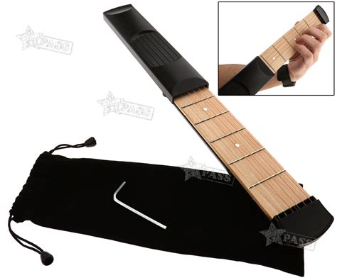 Portable Guitar Bass Practice Tool Pocket Gadget Chord Trainer 4 Fret Beginner Ebay