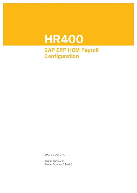 Pdf Sap Erp Hcm Payroll Configuration Dokumen Tips