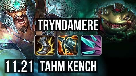 TRYNDA Vs TAHM TOP 6 Solo Kills 900 Games 9 3 9 Rank 13 Trynda