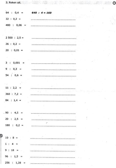 6de Leerjaar Uitleg Wisk Les 86 Extra Oef