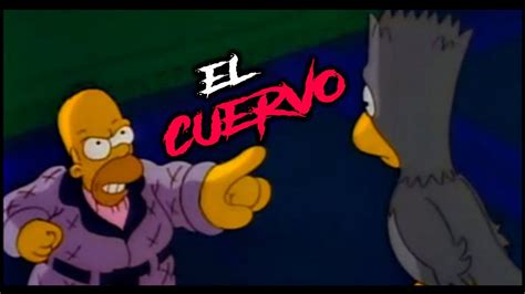 Bart Se Convierte En Un Cuervo El Cuervo La Casita Del Horror De